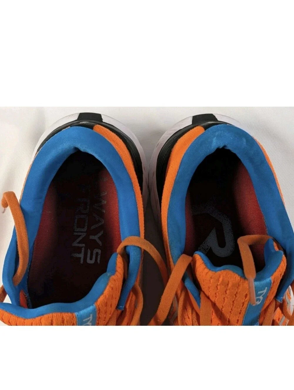 TYR RD-1 Runner Shoes Mens 8.5 Womens 10 Orange Blue Running Athletic Sneakers